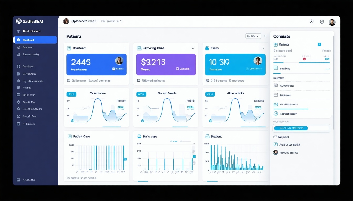 SolidHealth.AI dashboard optimizing patient care