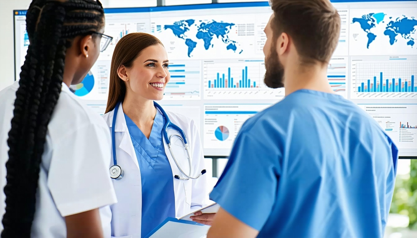 Healthcare providers analyzing population health data